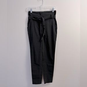 NY&Co. Black & Gold High Waisted Pants